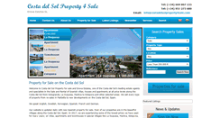 Desktop Screenshot of costadelsolproperty4sale.com